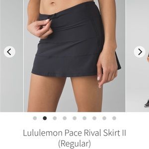 Lululemon Pace Rival Skirt II (Regular)